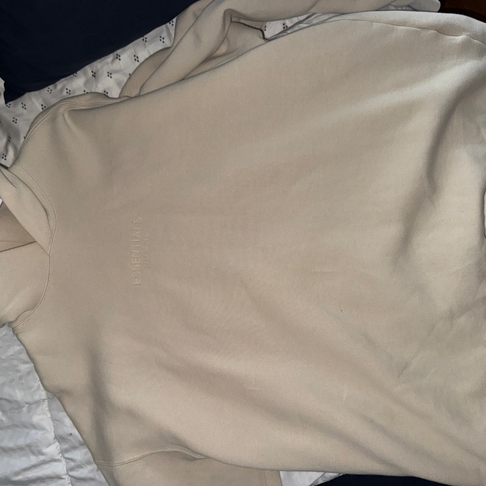 Essentials Light Tan Hoodie